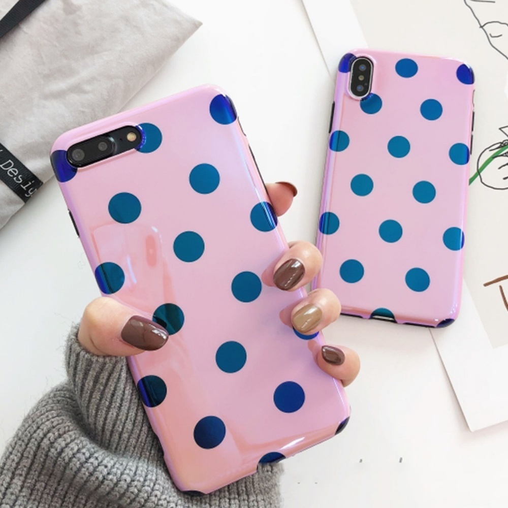 NEW iPhone X/XS/7/8/Plus Glossy Dot Big case - Picture 6 of 7
